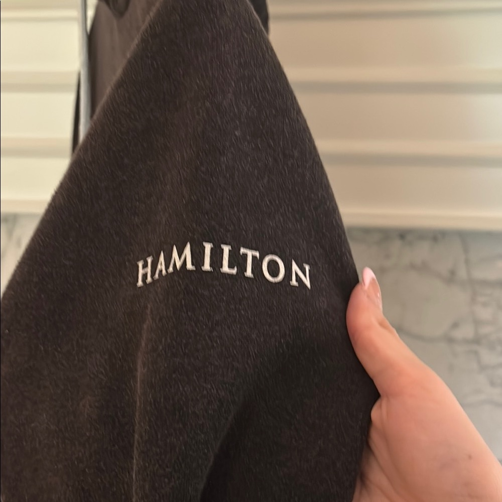 Hamilton Black Hoodie with Yellow Star - Picture 2 of 2